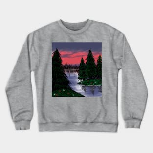 A Tribute to Bob Ross Crewneck Sweatshirt